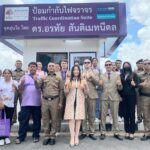 “ร.ร.เมทนีดล จ.ขอนแก่น”มอบป้อมกำกับไฟจราจรจุดอุ่นใจที่ 11 ป้อมน้องใหม่ ให้ สภ.บ้านแฮด