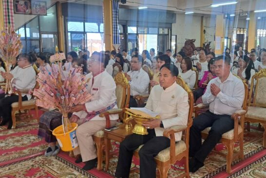 ทอดผ้าป่าสร้างอาคารจุฬามณีเจดีย์สถาน วัดศรีนวล มุ่งเป็นศูนย์กลางศึกษาพระปริยัติธรรมเมืองขอนแก่น